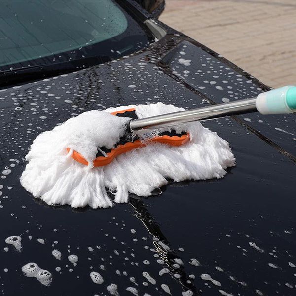 cleaning brushes car wiping soft delicate milk silk mop head wash brush tool strong water absorption easy to clean